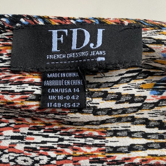 Relaxed Fit FDJ Pullover Blouse - Multi-colour - Picture 6 of 6